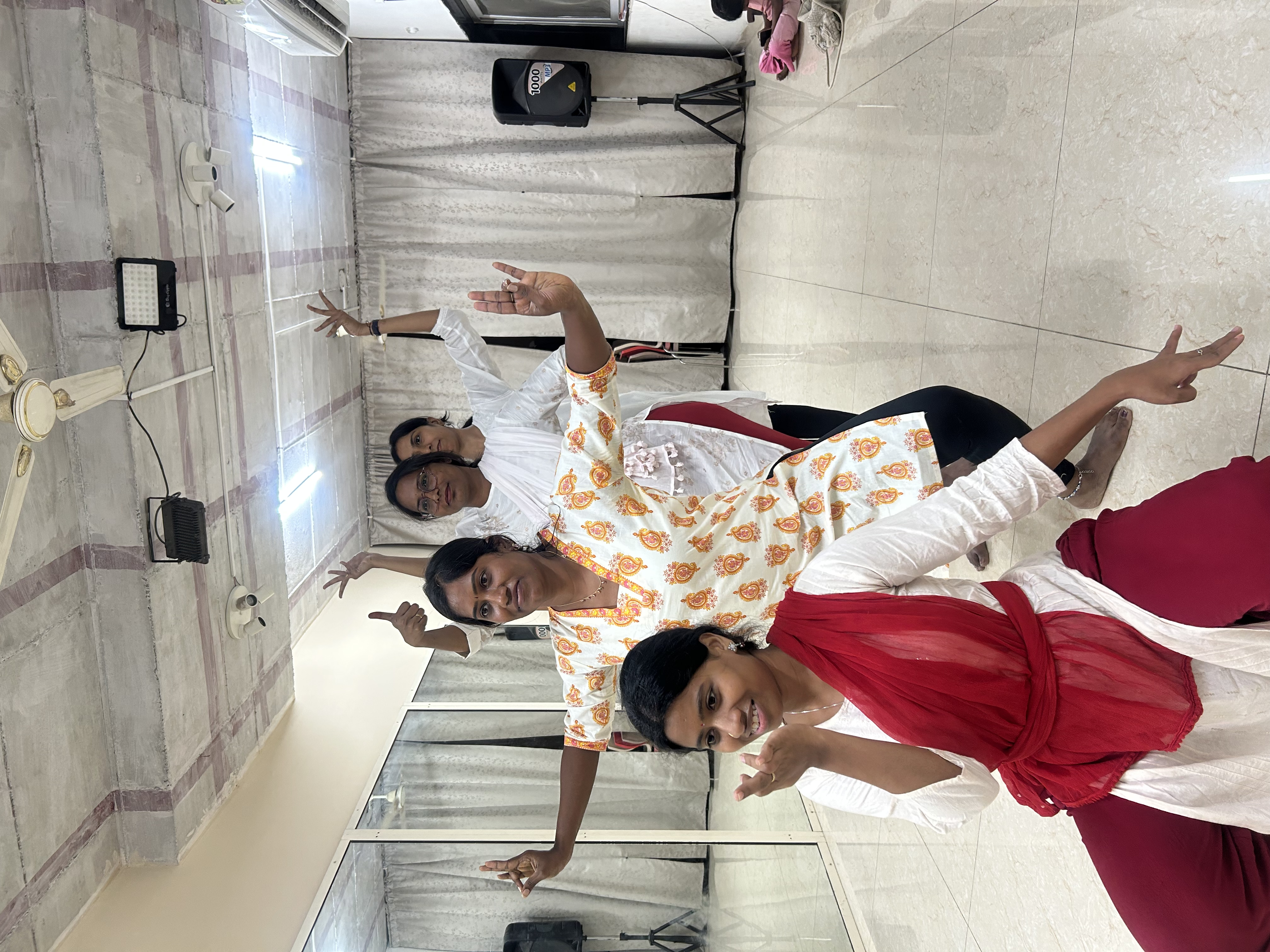 Indian Classical Dance Class Rehearsal