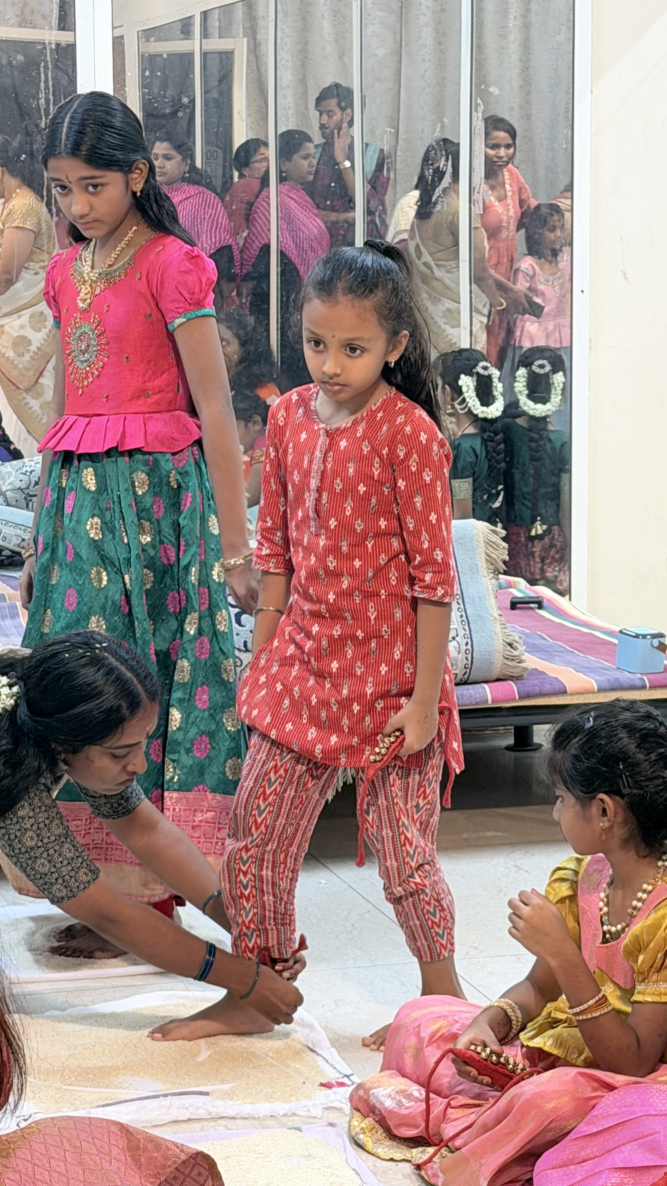 Gejjai Pooja Ceremony for Dance Students