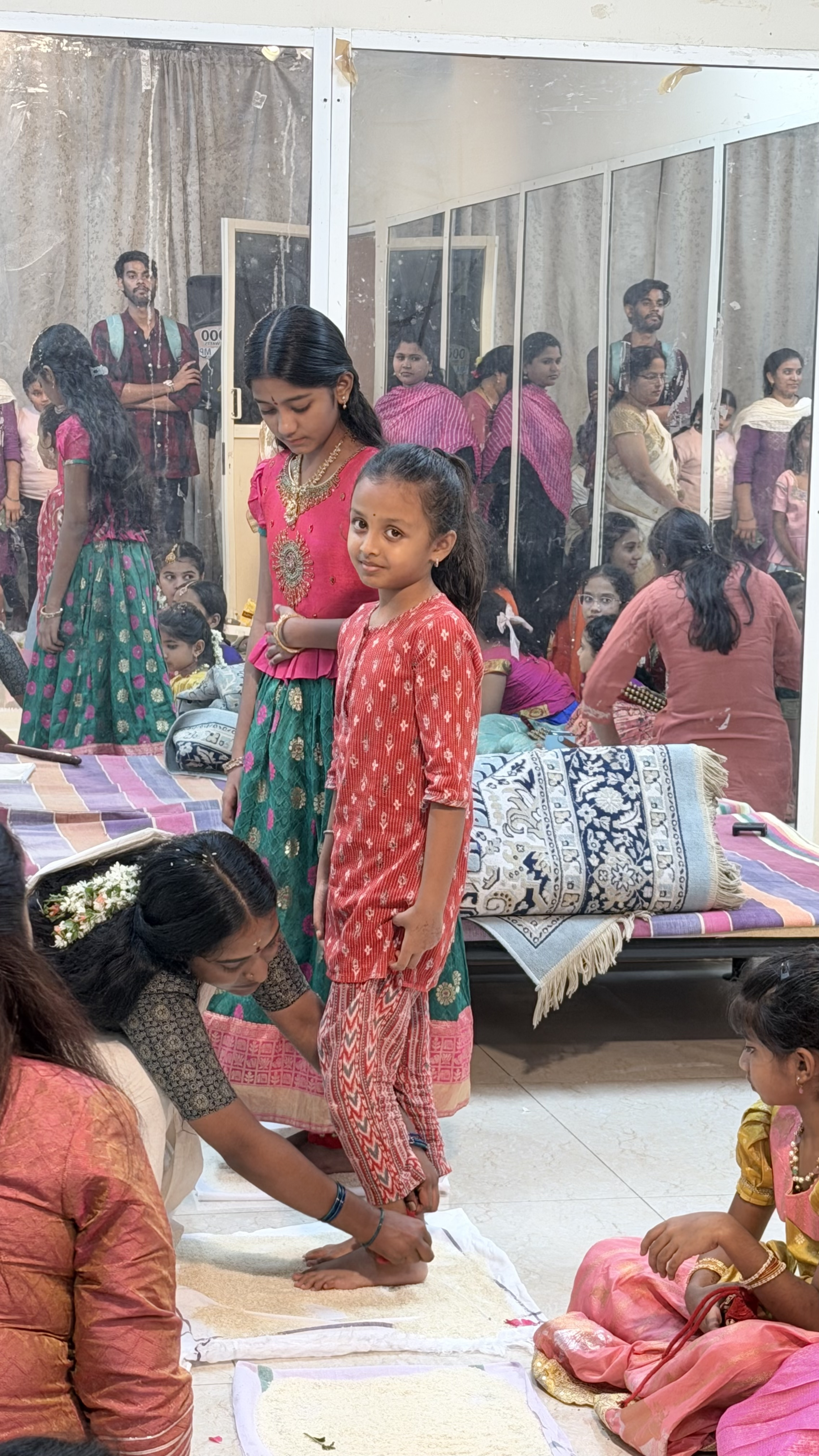 Student Blessing at Dance Ceremony