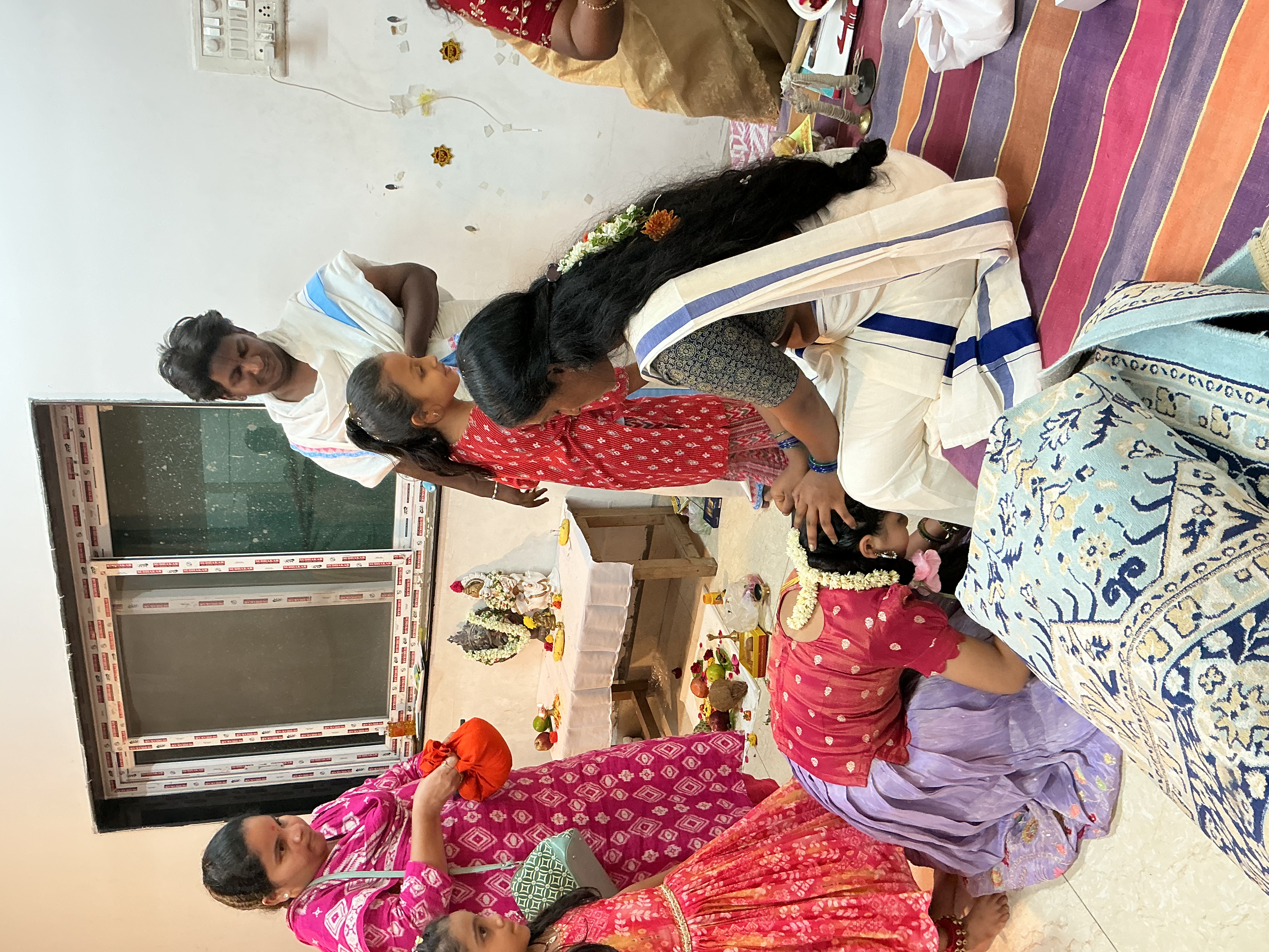 Seeking Guru Blessings During Dance Ceremony