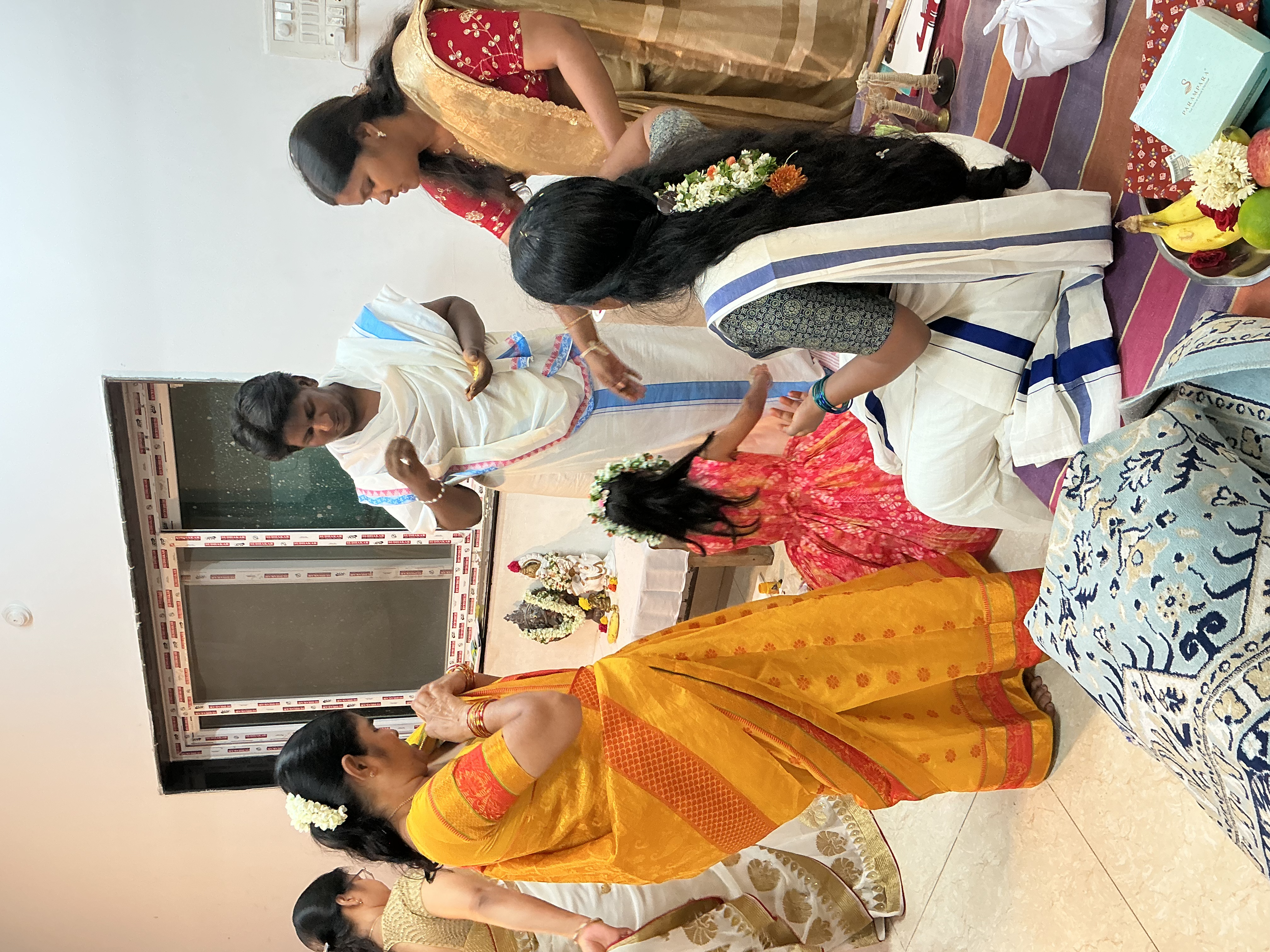 Traditional Puja Ceremony at the Academy